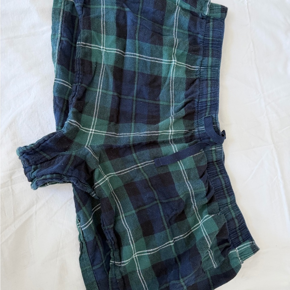 Old Navy Green and Blue Plaid Shorts